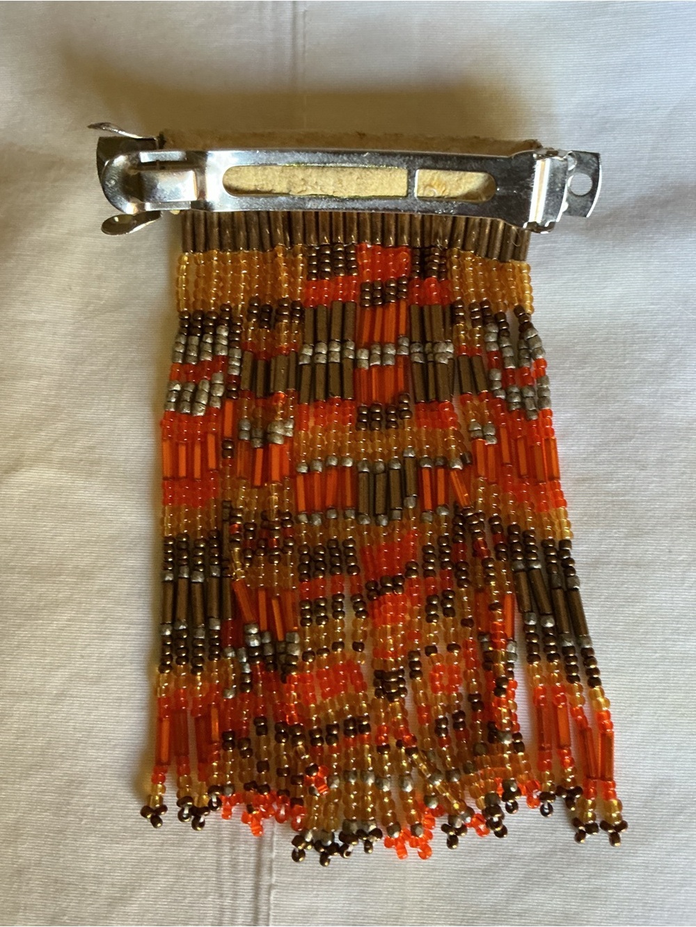 Handmade Beaded Barrette - Picture 3 of 4